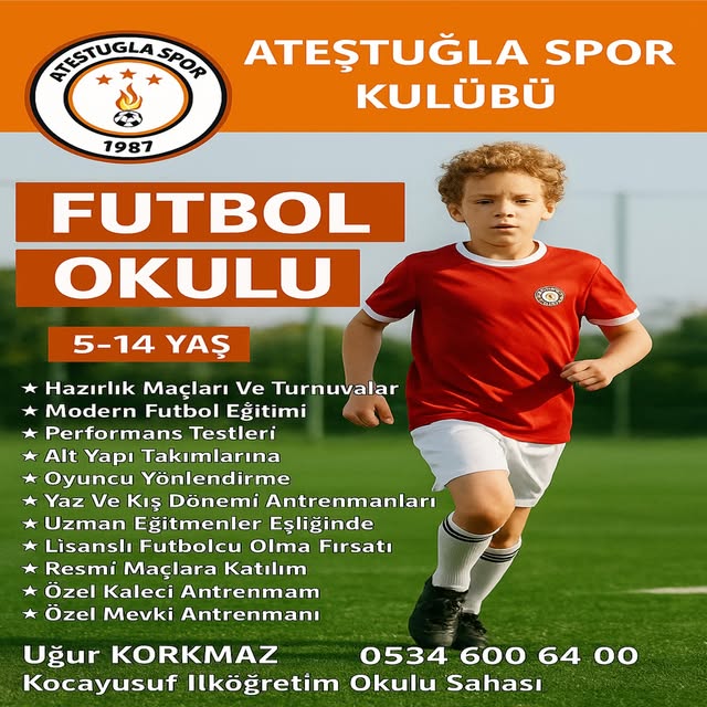 Ateştuğla Futbol Okulu antrenman ve öğrenci karesi 5